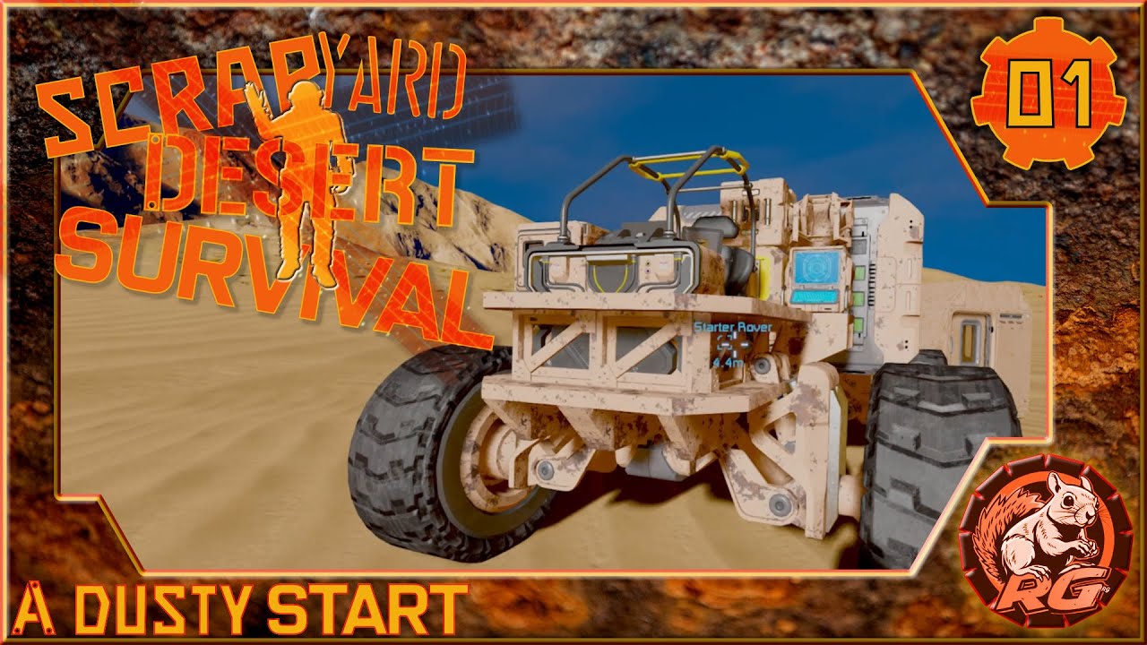 Scrapyard Desert Survival - 01 - A Dusty Start - Space Engineers - YouTube