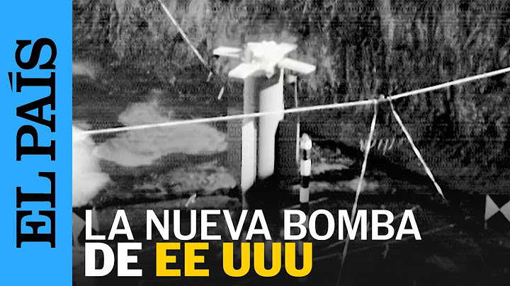 IRAN | El Pentágono publica un vídeo de la bomba antibúnker que utilizó contra Irán | EL PAÍS