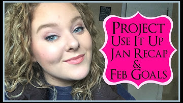 Project Use it Up: Jan Recap and Feb Goals