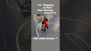 Soviet Boxing Training Footwork: 1st-step on Feet, 2nd-move around!!! #shorts