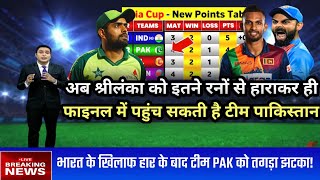 team  pakistan asia cup final scenario | pakistan vs sri lanka match | asia cup 2023 point table 