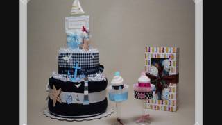 www.ThirstyCake.com  -  Diaper Cakes and Baby Shower Gift Ideas