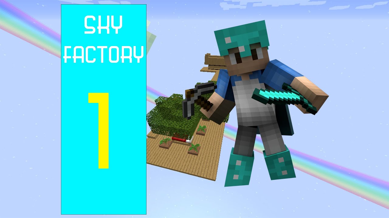 Starten! // Ep 1 // Minecraft Sky Factory 2.5 - YouTube