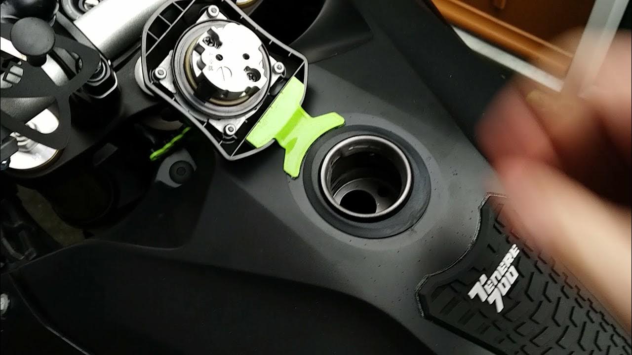 Tenere 700 flexible fuel cap hinge YouTube
