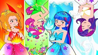 Princess Fashion Dress Design Result with Friends - Hilarious Cartoon Animation