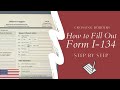 How to Fill out Form I-134 Affividavit of Support - USCIS K1 Fiance Visa