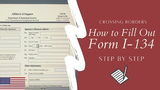 How to Fill out Form I-134 Affividavit of Support (2018) - USCIS K1 Fiance Visa How to Fill out Form I-134 Affividavit of Support (2018) - USCIS K1 Fiance Visa