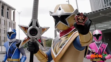 Gold Ranger to the Rescue | Ninja Steel | Halloween Episode Grave Robber | Power Rangers Official