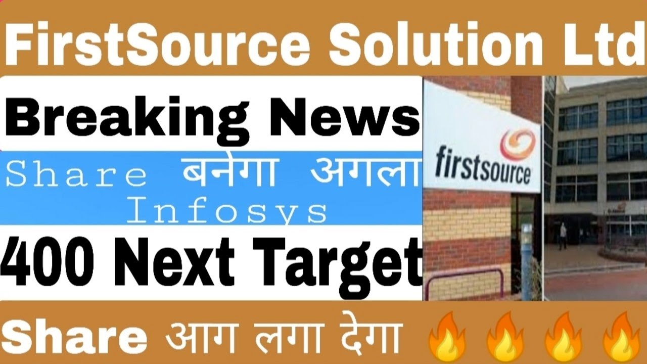 FirstSource Solution Ltd||Firstsource Solution Share||Breaking News||Q2 ...