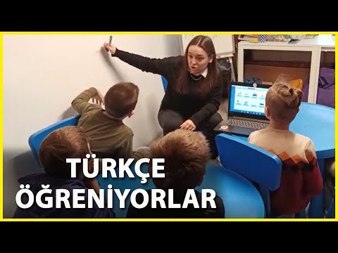 Türkiye'ye Gelen Ukraynalı Çocuklar, Türkçe Öğreniyor