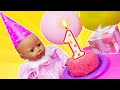 Joyeux anniversaire  bb annabelle   vido en franais pour les filles avec baby born
