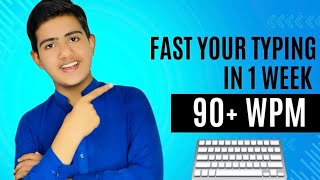 How I Learn To Type Really Fast (90+ WPM in One Week)