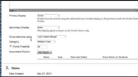 Blackboard 9.1.13: Change how Test Attempts are Scored