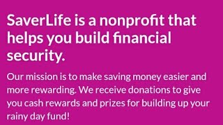 SaverLife: Get Rewarded For Saving $ Monthly