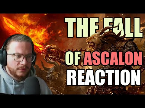 HUMANS VS CHARR! | RJ REACTS To 'Guild Wars 2 Lore: The Fall of Ascalon' By @WoodenPotatoes
