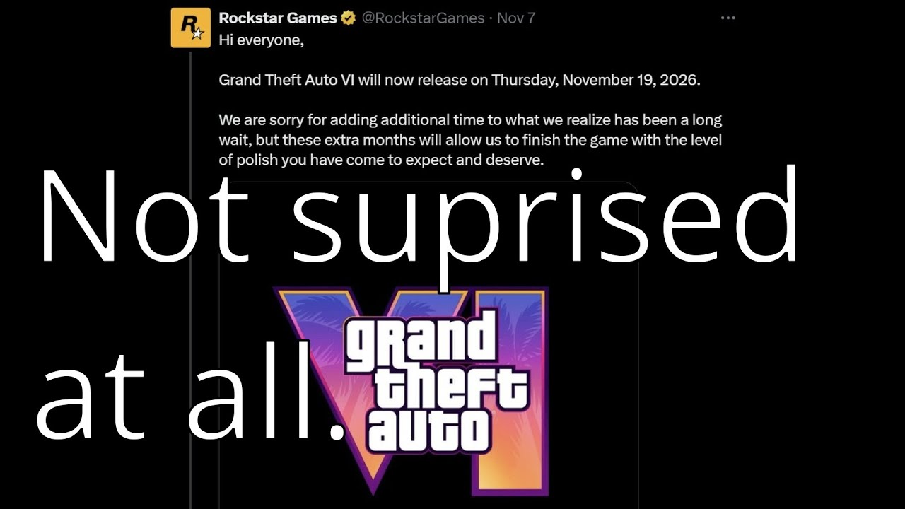 GTA 6 got delayed again. What now? - YouTube