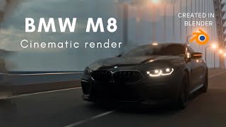 BMW M8 Cinematic Edit 🔥| Unreal Blender Render