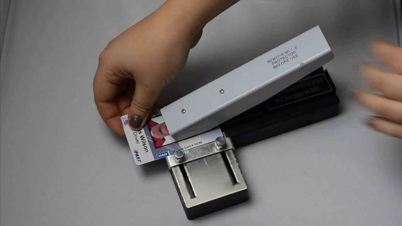 Stapler Style Slot Punch