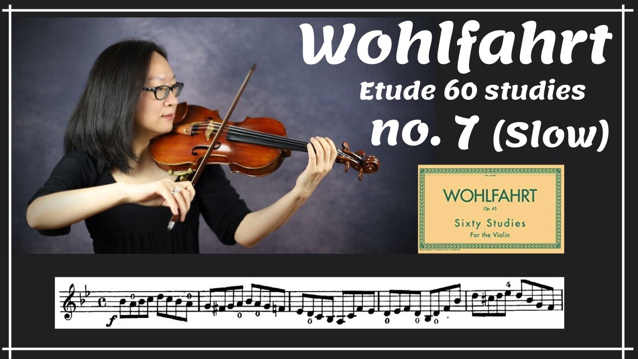 [Wohlfahrt 60 studies for violin] no. 7 (Slow)