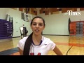 Eastlake's Azalia Portillo talks about the Falcons' win over El Dorado.