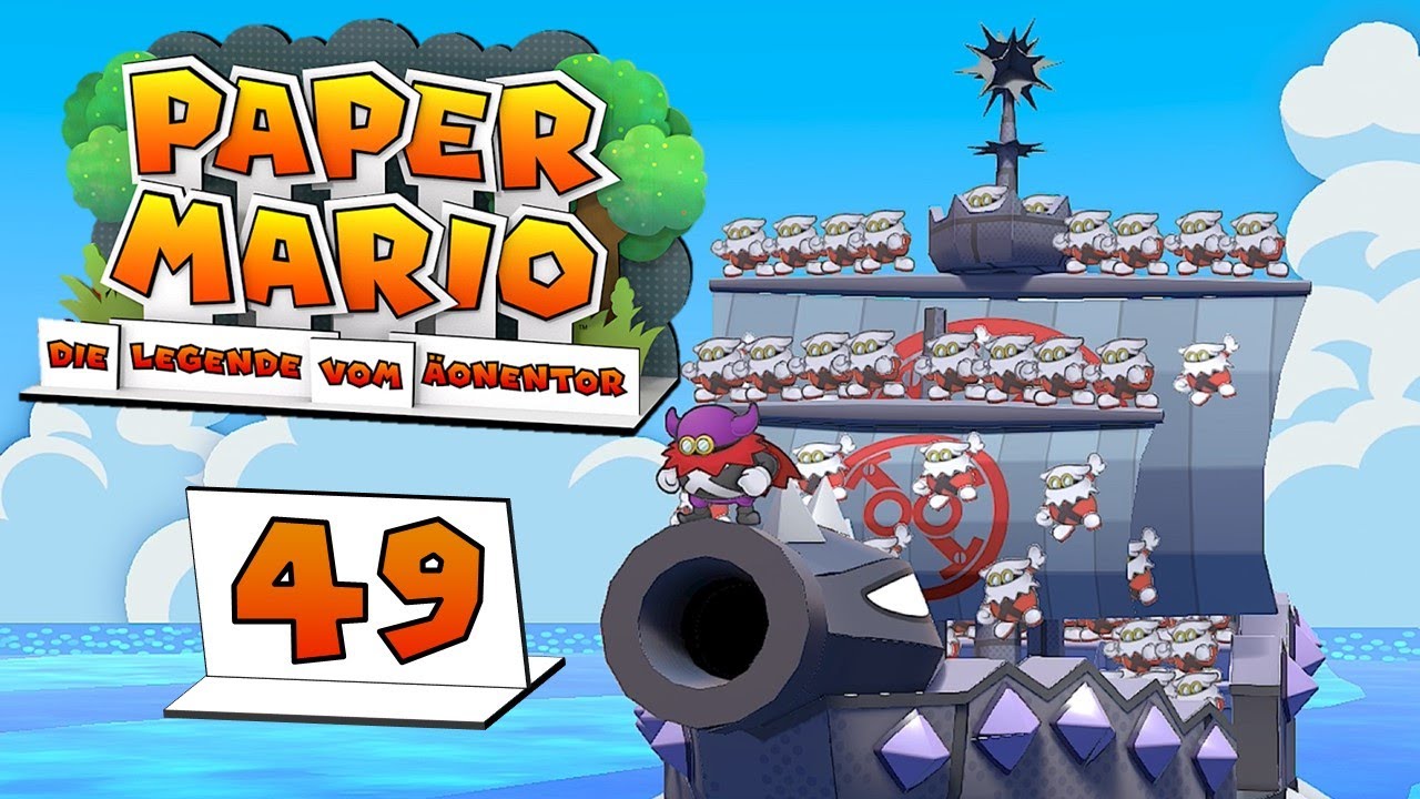 Seeschlacht gegen Crucillus | Paper Mario Die Legende vom Äonentor #49