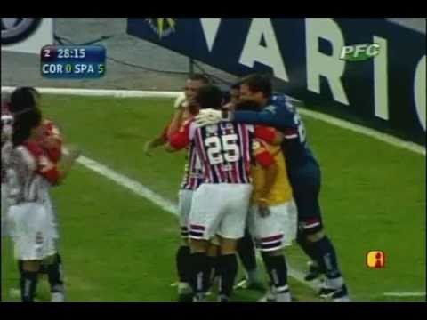 Corinthians 1 X 5 São Paulo - Brasileirão 2005 - 08/05/05 - GOLS