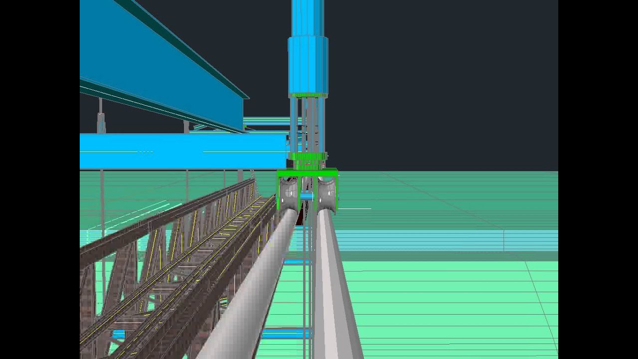 Willapa Hills Trial Bridge Erection