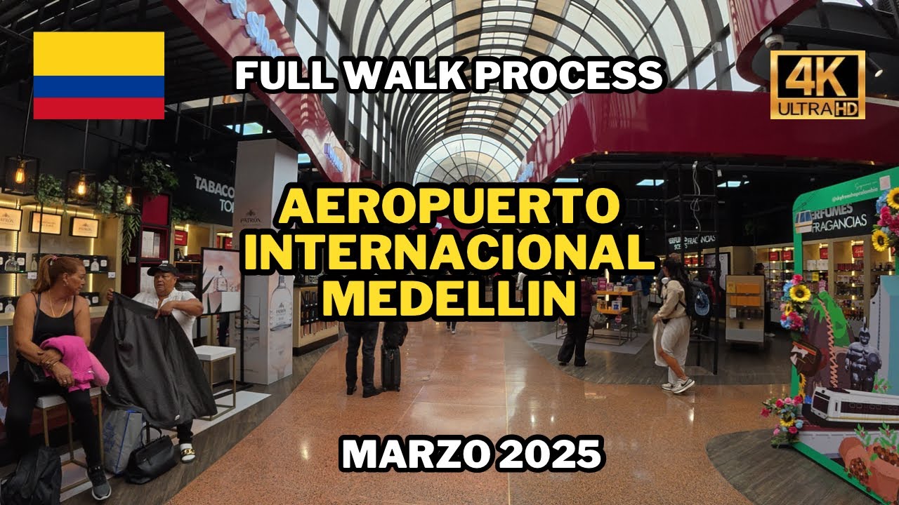 Aeropuerto Internacional Medellin SALIDA | Colombia 4K