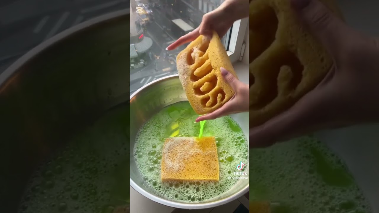 UN MIX ASMR DETERGENTE ESPONJAS Y ESPUMA 💭🫧🤤🧼 #cleansound #cleaning #satisfying #asmrsounds #asmr