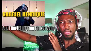 And I Am Telling You I'm Not Going - Gabriel Henrique (Jennifer Hudson Cover) | SINGER REACTION