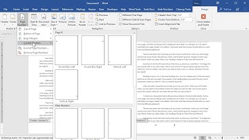 Quick Steps to restart page numbering in Word Document