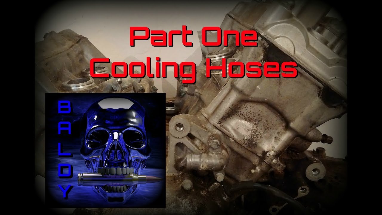 VFR800Fi Engine Build Series Part 1 Cooling Hose Removal