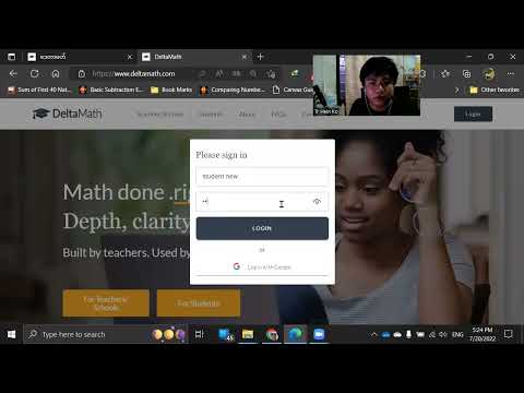 Deltamath Login Help