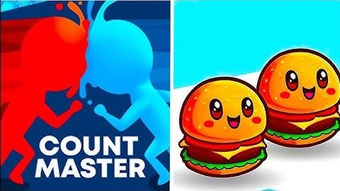 Gameplay Count Master Vs Food Run 3D🧿🎮🎨🟤New Max Update Mobile Gameplay WE21