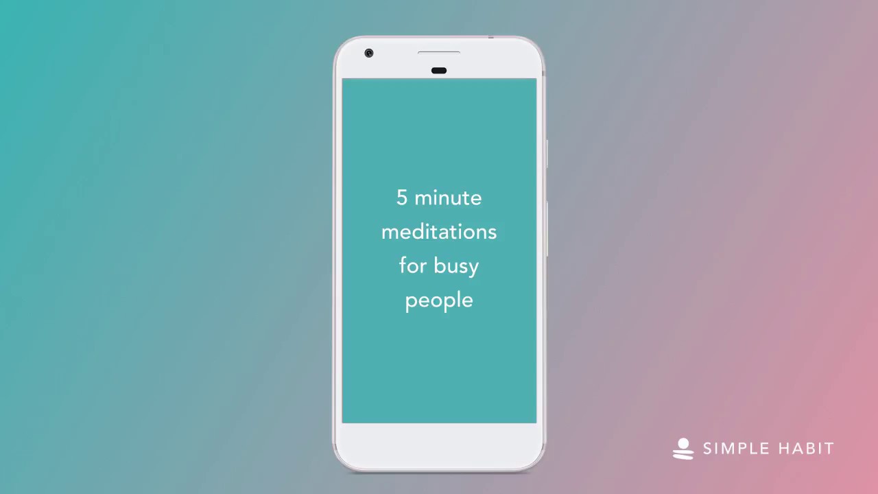 Лучшие приложения для медитации. Simple Habit. Медитация в любом месте. Фото.