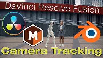 Camera Tracking in DaVinci Resolve Fusion (Mocha Pro and Blender)