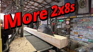 A few more 2x8s to finish my shed floor # 884