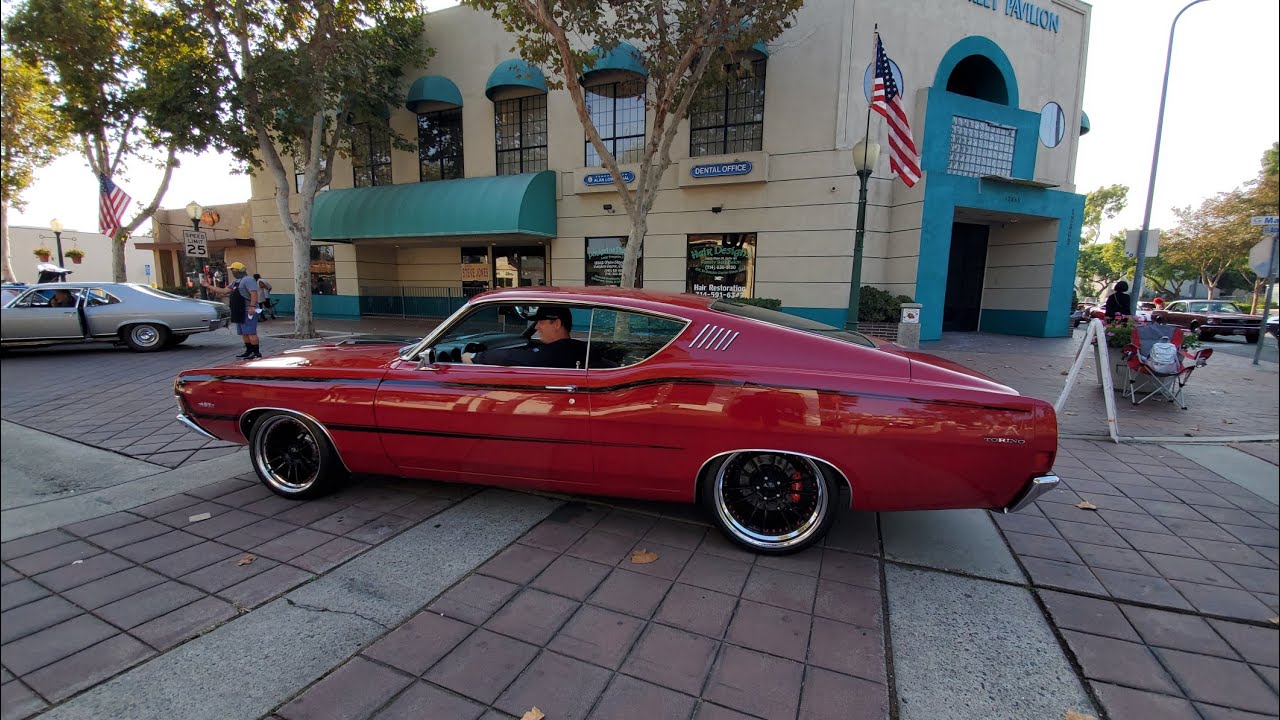 Classic Cars Main St Garden Grove Car Show Arrivals & Walkthrough on