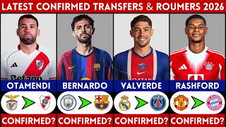 Famous 🚨 LATEST CONFIRMED TRANSFER NEWS AND RUMOURS SUMMER 2026 | OTAMENDI, SILVA, VALVERDE, RASHFORD...... Wealth