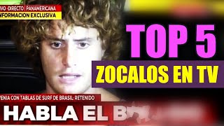 Micro TOP 5 ZOCALOS EN LA TV | #humor