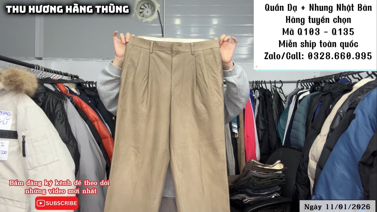 11/1 QUẦN DẠ - QUẦN NHUNG NHẬT BẢN TUYỂN CHỌN ĐẸP| MIỄN SHIP | 032 866 0995