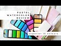 Pastel Watercolour First Impressions &amp; Swatches- Superior 18 Colours