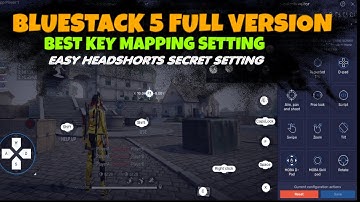 Free Fire Bluestacks 5 Full Version 🖱️ Key Mapping 2023 | Free Fire Bluestacks Controls settings