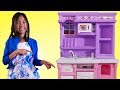 Wendy Pretend Play with Purple Kitchen Toy