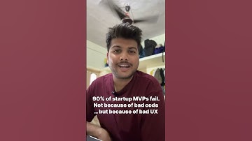 Why Most Startup MVPs Fail (UX Mistake Founders Make) #mvpbuilder #uxdesign