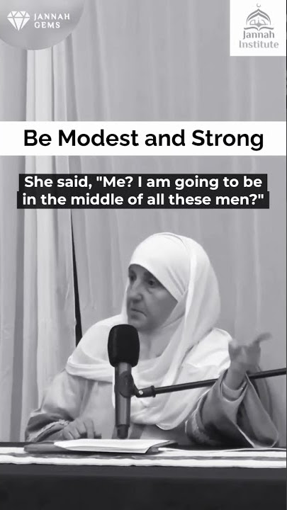 Be Modest and Strong / Dr. Haifaa  Younis/ #islamicvideoshort#muslimah#islam