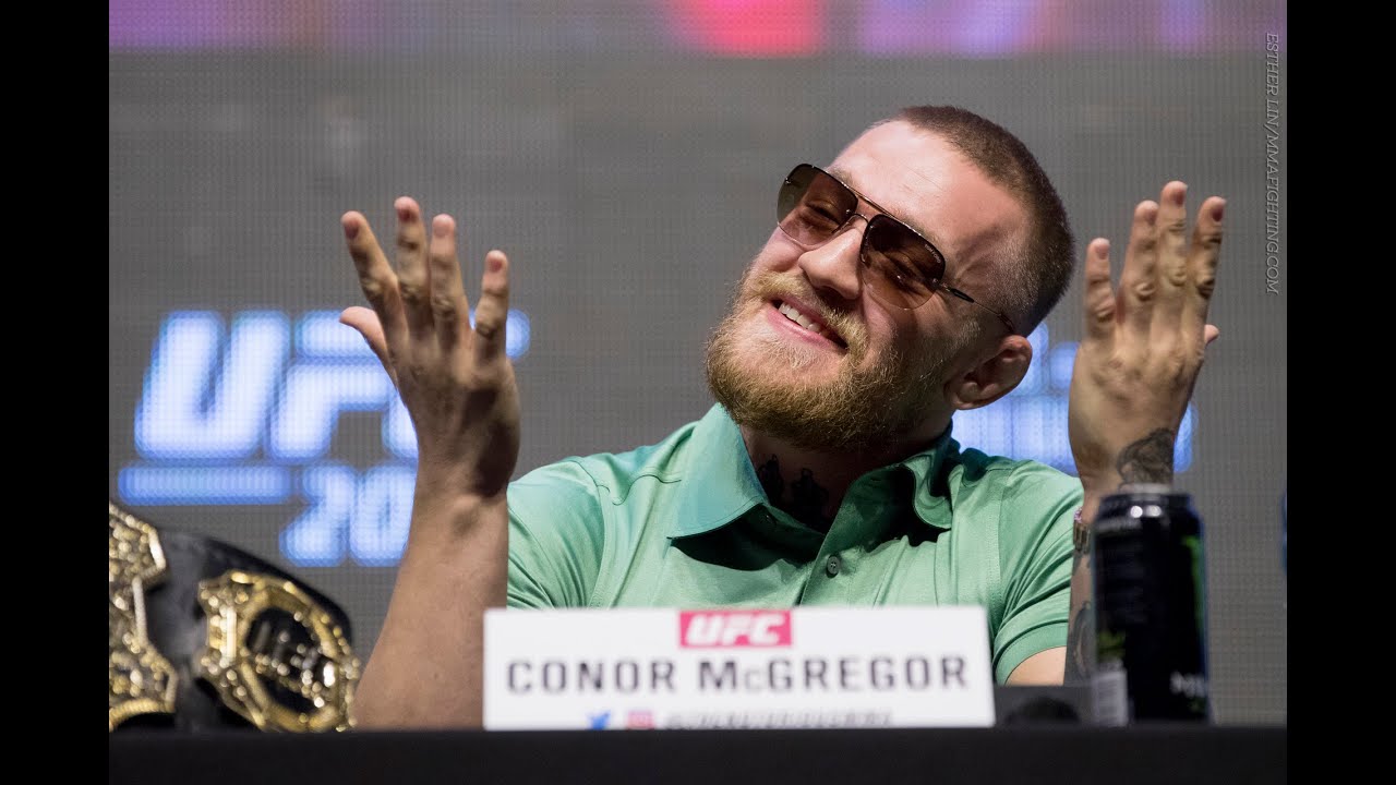 Conor McGregor vs. Nate Diaz 2 Press Conference - YouTube1920 x 1280