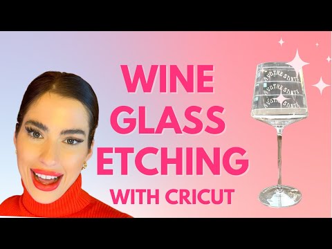 DIY custom wine glasses with Cricut, easy