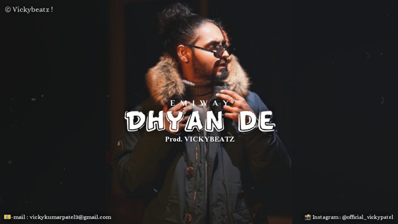 EMIWAY BANTAI - "DHYAN DE" | HARD TRAP RAP INSTRUMENTAL | TYPE BEAT | Prod. Vickybeatz