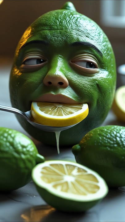 'Ketika Lemon Terasa Seperti Obat 🍋😷' #sedih #shortsfeed #animasi #ai